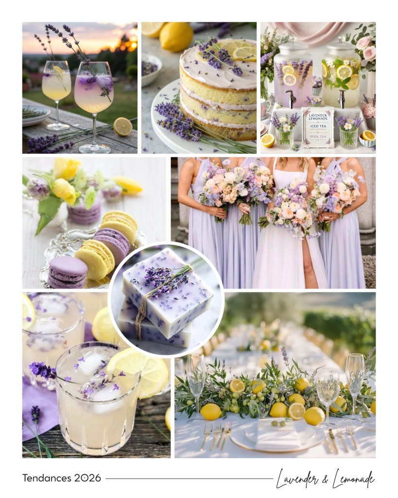 Tendance mariage 2026 2027 Lavender & Lemonade
