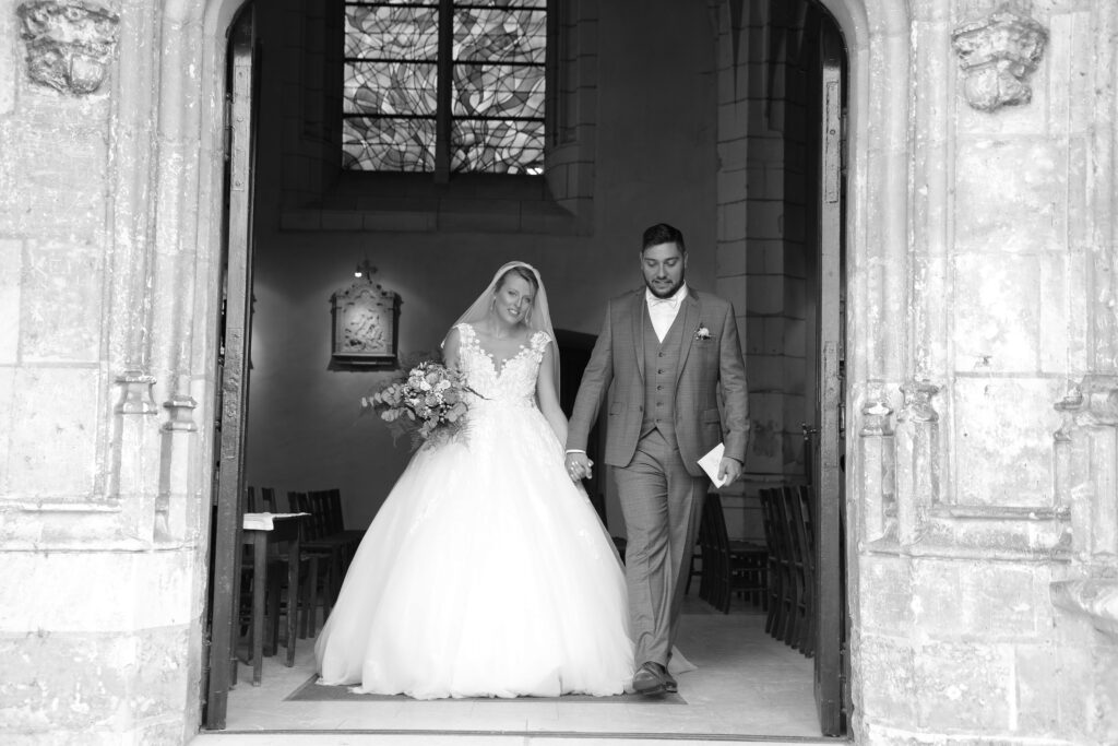 Sortie d'église mariage